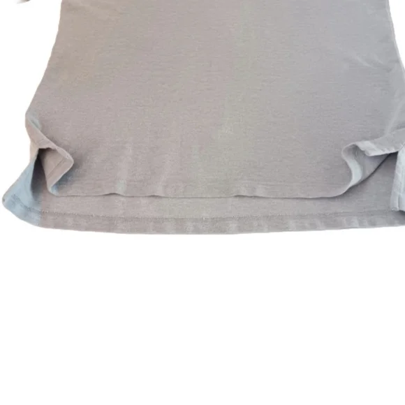 Tommy Hilfiger Gray Polo Shirt | EUC| Ribbed Collar - Picture 11 of 14